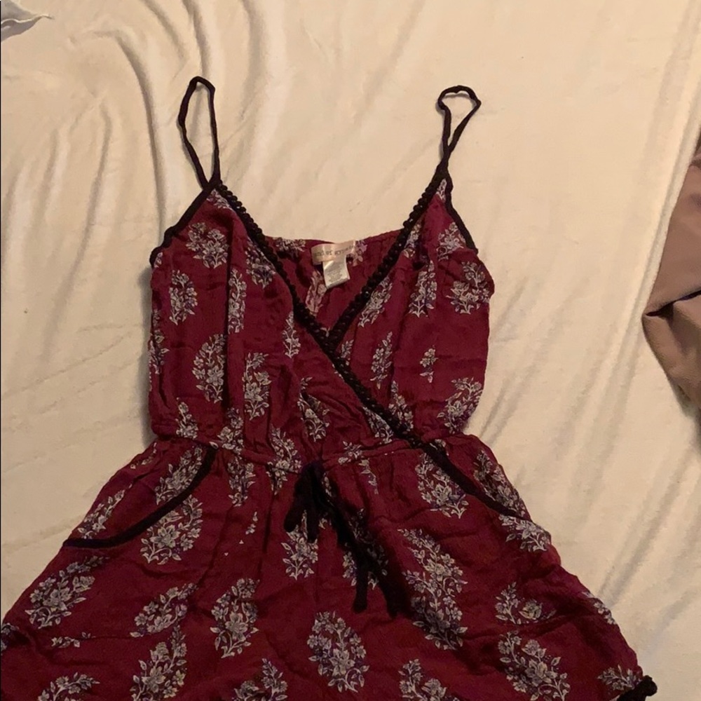 Band Of Gypsies Floral Romper